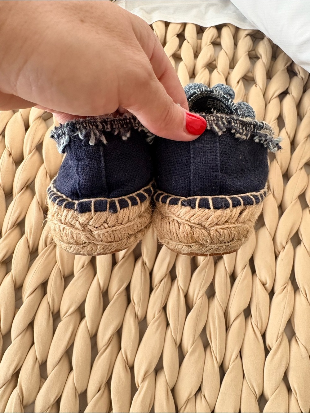 Soludos Navy Pom-Pom Espadrilles for Women - Picture 4 of 5